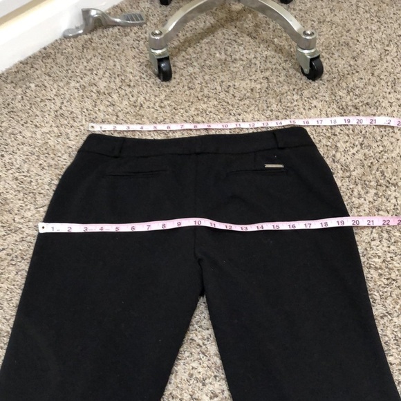 MICHAEL Michael Kors Ankle Straight Leg Pants Size 14P Black - Picture 4 of 9